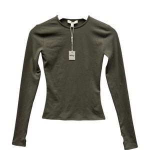Khy Long Sleeve Thumb Hole Crew Neck Tee Size XS
